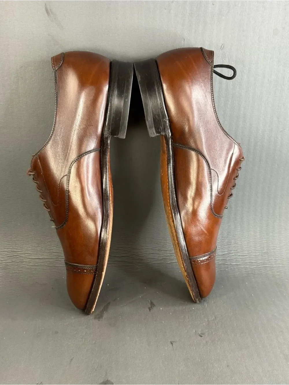 Johnston & Murphy Vintage Aristocraft brown leather Oxford men’s size 9D